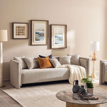 أريكة بان هوم ديلا ثلاثية المقاعد - رمادية