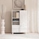Pan Home Nevada Storage Cabinet With 2 Door 4 Drawer - White