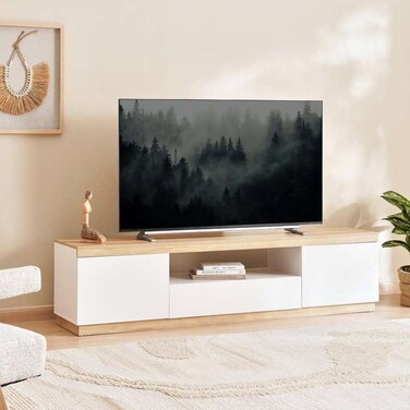 وحدة تلفزيون بان هوم إيترو حتى 70 بوصة، لون أبيض