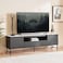 Pan Home Jetta TV Unit Upto 70 Inches, Black &amp; White