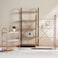 Pan Home Vander Shelving Unit 5 Tier - Green &amp; Natural