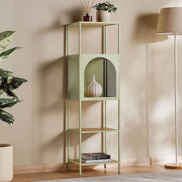 وحدة رفوف بان هوم تيكا، 5 طبقات، خضراء