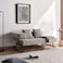Pan Home Chiara Sofa Bed - Beige &amp; Silver