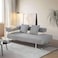 Pan Home Chiara Sofa Bed - Beige &amp; Silver