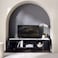 Pan Home Ankara TV Unit Upto 60 Inches Marble - White &amp; Black