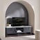 Pan Home Ankara TV Unit Upto 60 Inches Marble - White &amp; Black