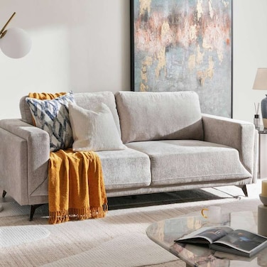 Pan Home Since 3 Seater Sofa - Brown