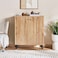 Pan Home Vika Shoe Rack 12 Pairs With 2 Door - Natural &amp; Black