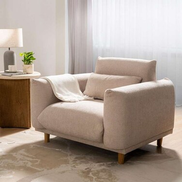 أريكة بان هوم بروكين بمقعد واحد - بيج
