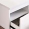 Pan Home Ken Nightstand With 1 Drawer - Glossy White