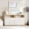 Pan Home Synalo Dresser With 6 Drawer &amp; Mirror Solid Wood - Off White