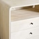 Pan Home Synalo Dresser With 6 Drawer &amp; Mirror Solid Wood - Off White