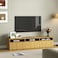 Pan Home Bestah Entertainment Unit TV Bench Combination With Drawers And Doors - Natural