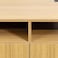 Pan Home Bestah Entertainment Unit TV Bench Combination With Drawers And Doors - Natural