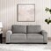 Pan Home Swindell 3 Seater Sofa - Light Grey