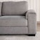 Pan Home Swindell 3 Seater Sofa - Light Grey
