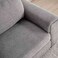 Pan Home Swindell 3 Seater Sofa - Light Grey