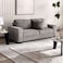 Pan Home Swindell 3 Seater Sofa - Light Grey