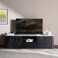 Pan Home Kaprije TV Unit Upto 80 Inches Solid Wood - Black