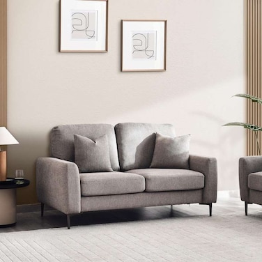 أريكة بان هوم فون ذات المقعدين - رمادي غامق