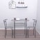 Pan Home Vivacity 1+2 Dining Set - Grey