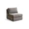 Pan Home Reem Armless Modular Sofa - Grey