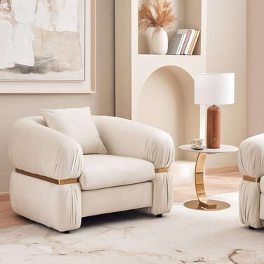 أريكة بان هوم سوبارنا ذات المقعد الواحد - بيج