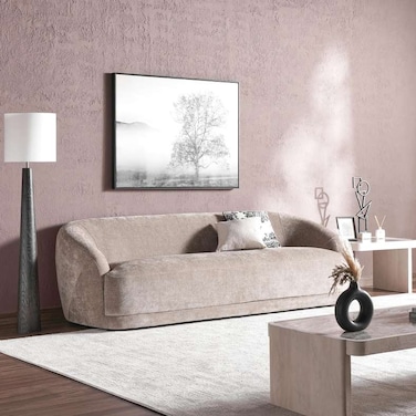 Pan Home Grum 3 Seater Sofa - Grey