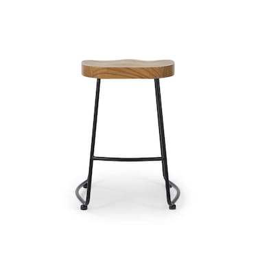 Pan Home Nuan Bar Stool Wood - Natural Black