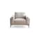 أريكة بان هوم هانا ذات المقعد الواحد - رمادي فاتح