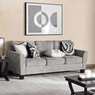 Pan Home Riseup 3 Seater Sofa - Grey