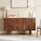 Pan Home Camilia Sideboard With 3 Door Travertine - White &amp; Brown