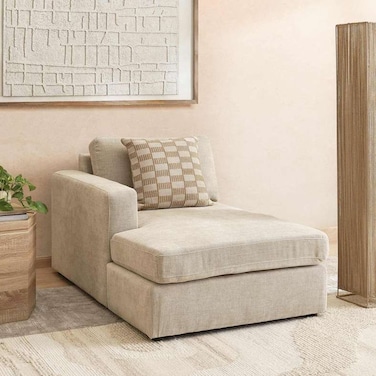 بان هوم ريم، كرسي استرخاء بذراع أيسر، بيج