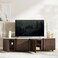 Pan Home Regala TV Unit Upto 80 Inches Marble - White Brown