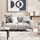 Pan Home Hanaa 2 Seater Sofa - Light Grey