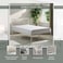 Pan Home Lunar Single Bed 120X190cm - White