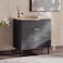 Pan Home Cortez Chest Of Drawers With 3 Drawer - Natural Black