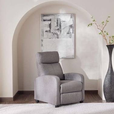 أريكة بان هوم روم ذات المقعد الواحد المتكئ - رمادية