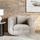 Pan Home Fronto Single Seater Seater Sofa - Light Grey
