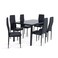 Pan Home Easton 1+6 Dining Set - Black