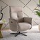 Pan Home Yank Single Seater Recliner (Swivel) - Off White