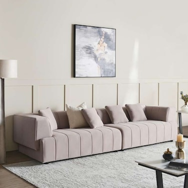 أريكة بان هوم روكا 4 مقاعد - بيج