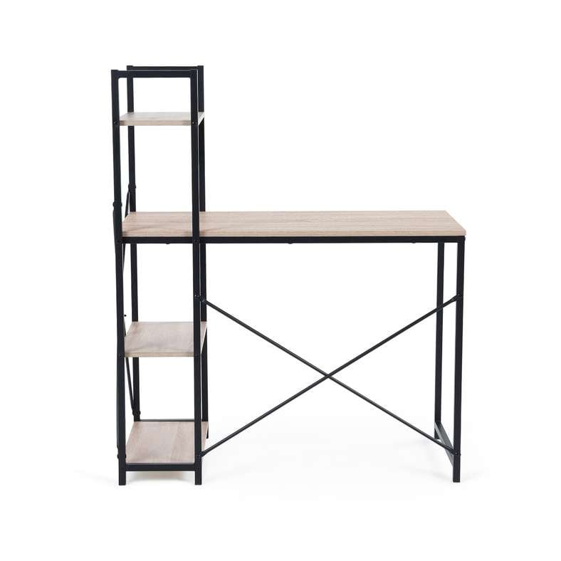 Writing Pan Buy Pan Home Weltech Writing Desk With Shelves - Natural Black Online ...