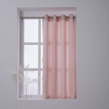 ستارة بان هوم روم إسينشال المزخرفة، مقاس 135×160 سم، لون وردي فاتح