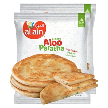 Al Ain Aloo Paratha, 400g Pack of 2