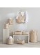 Box Sorbus 3-Piece Rectangle Storage Basket Set with Handle 36 x 26 x 14 cm