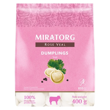 Miratorg Rose Veal Dumpling, 400g