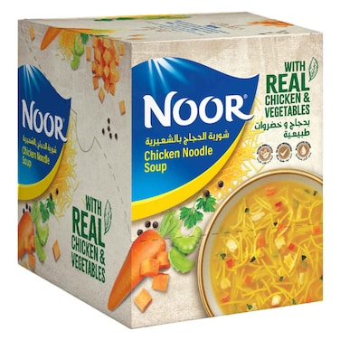 Noor, Instant Soup, Chicken Noodle, 60g