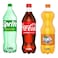 Coca-Cola Original Taste  1.49L with Sprite Lime-Lemon 1.49L+ Fanta Orange Flavored Soft Drink 1.49L