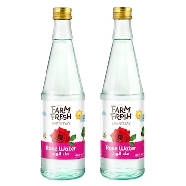 Farm Fresh Everyday Rose Water, 430ml Pack of 2